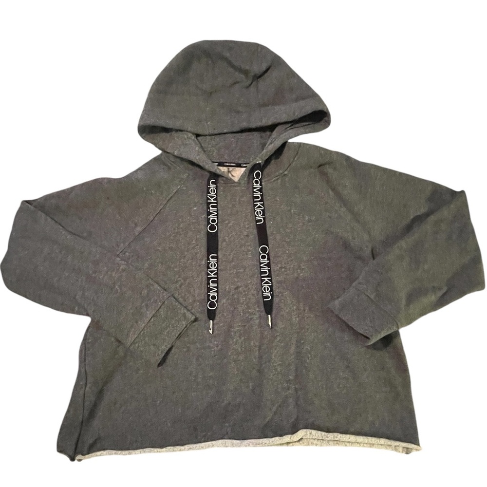 Calvin Klein Cropped Hoodie - Size Large